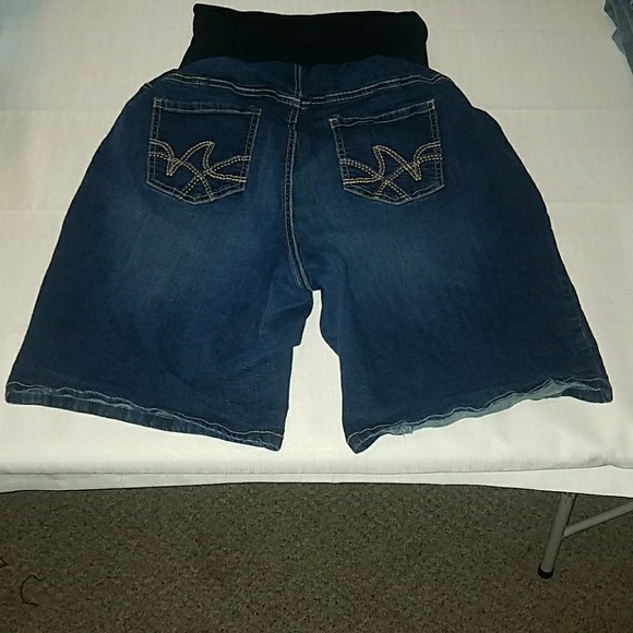 Indigo Blue Maternity Blue Stretch Elastic X-Large - Picture 2 of 8